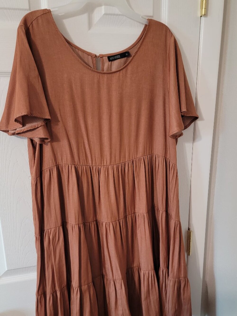 Mikarose burnt orange dress